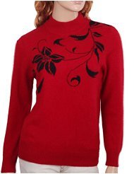 紅色 - 鄂爾朗琪 / 毛衣、針織衫 / 女裝 - 服飾箱包 - 亞馬遜